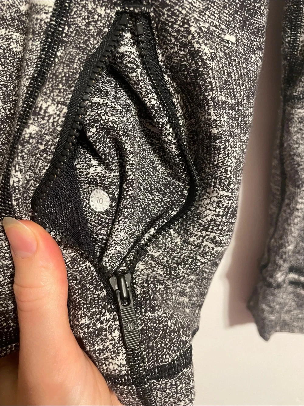 Lululemon Define Jacket in Heathered Black